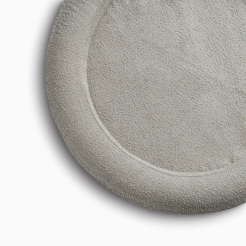 Bouclé Round Bed Cover - Pebble - Image 2